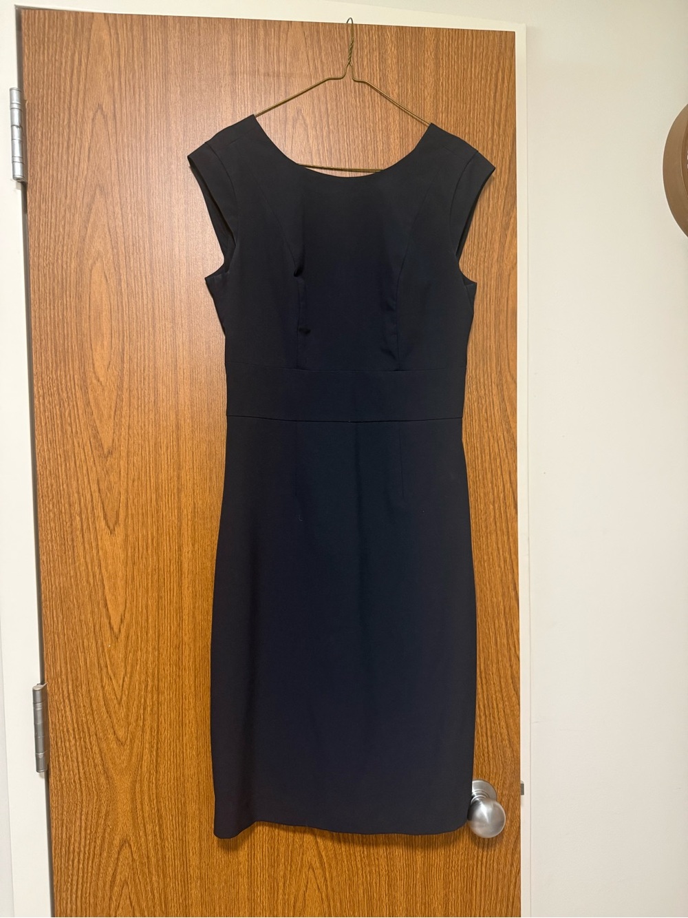 The Limited Navy Cap-Sleeve Sheath Dress Size 4T